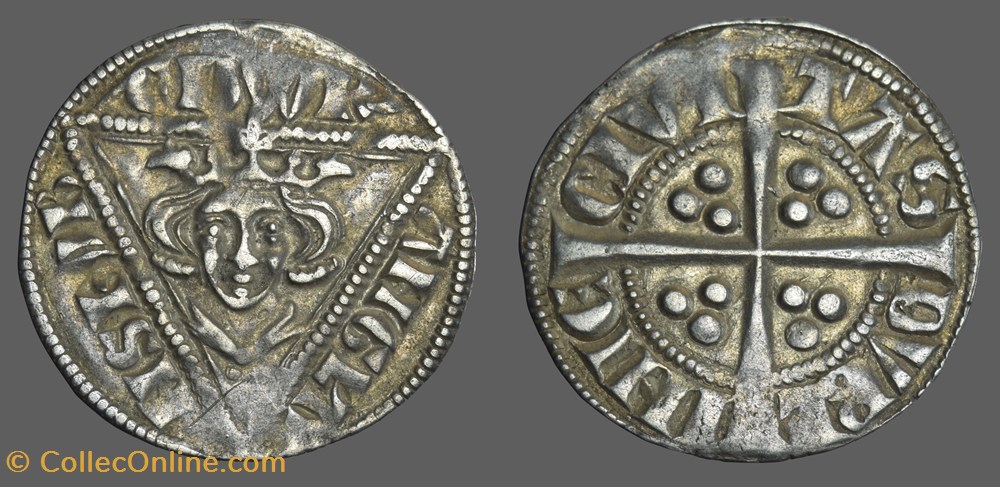 1280 A.D. Irish Silver Penny of Edward I coins european medieval to kingdom england 1280 a d irish silver penny of edward i