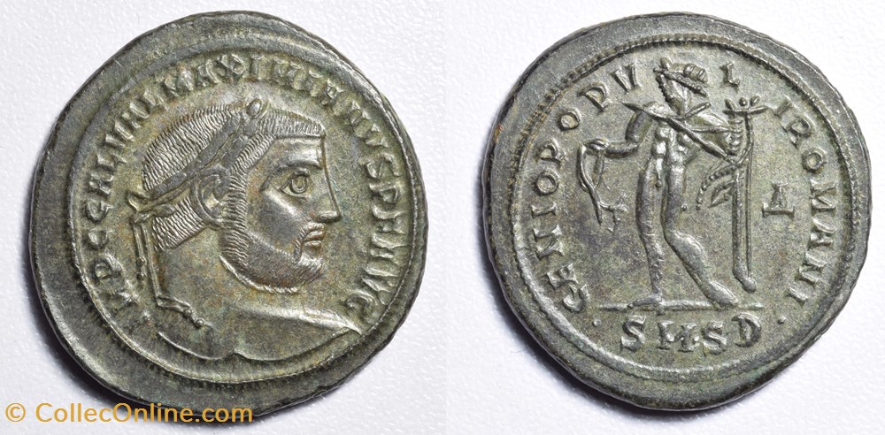 305-311 Galerius Follis. Serdica Mint coins ancient to romans imperial and republican 305 311 galerius follis serdica mint