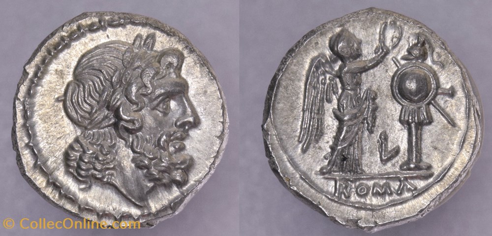 Victoriatus of Luceria with hair in ringlets coins antique b roman republican imperial victoriatus of luceria with hair in ringlets