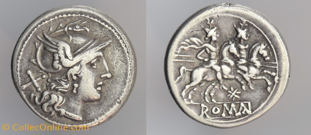 Star series, Denarius, Crawford 113/1 coins ancient b to roman republican imperial star series denarius crawford 113 1