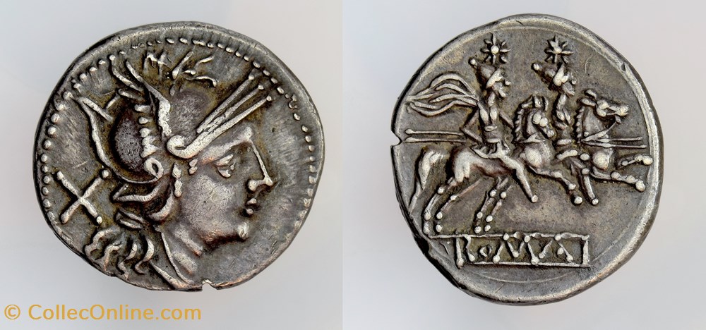 coins antique to roman republican imperial denarius crawford 68 1b horn variety