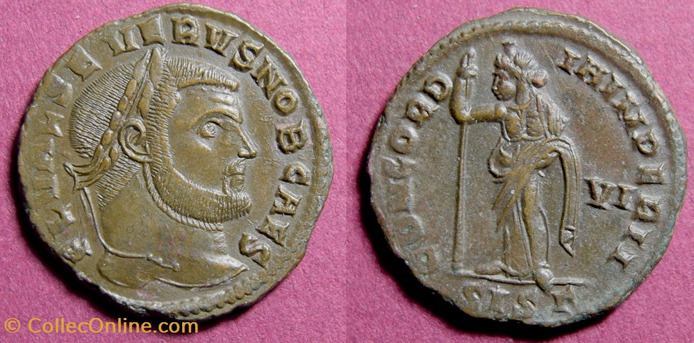 305-307 CE, Severus II follis, Concordia coins ancient to romans imperial and republican 305 307 ce severus ii follis concordia