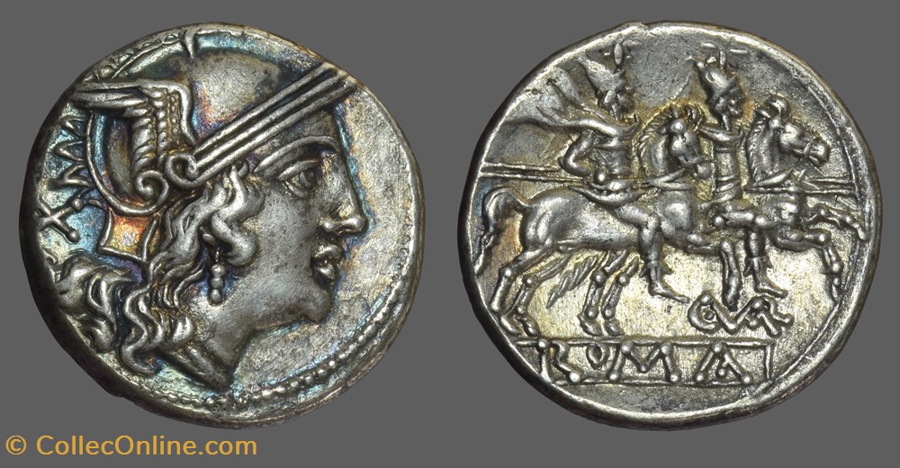 CVAR Denarius RRC 74/1 coins ancient to romans imperial and republican cvar denarius rrc 74 1