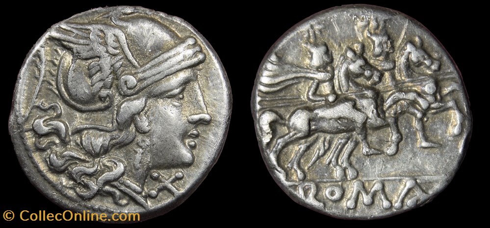 Branch, Denarius, Crawford 76/1a coins ancient to romans imperial and republican branch denarius crawford 76 1a