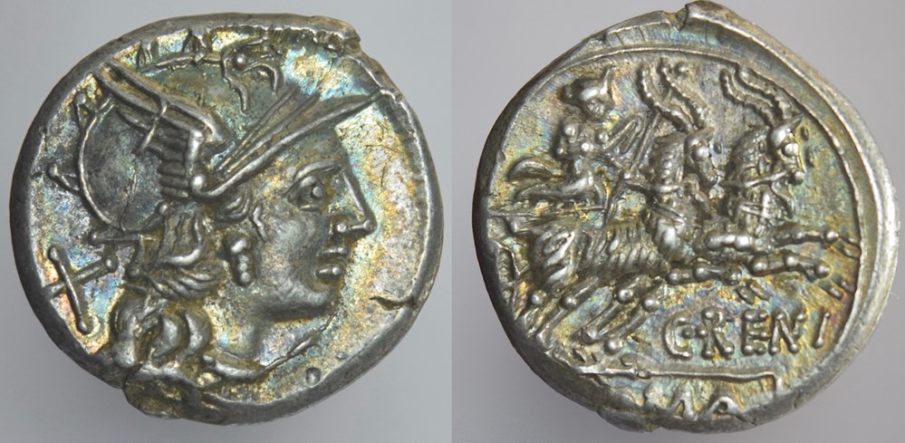 coins ancient to romans imperial and republican c reni denarius biga of goats