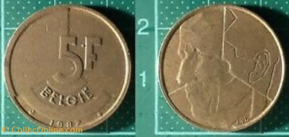 50 Francs - BAUDOUIN Ier - 1987 en néerlandais monnaies monde belgique 50 francs baudouin ier 1987 en neerlandais
