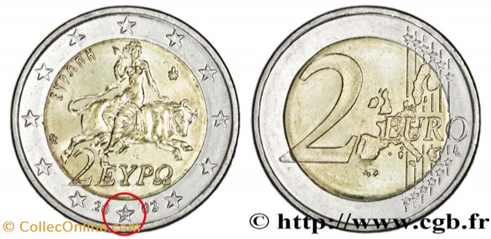 2 euro Grèce - 2002 (S) monnaies euros a 2 euro grece 2002 s