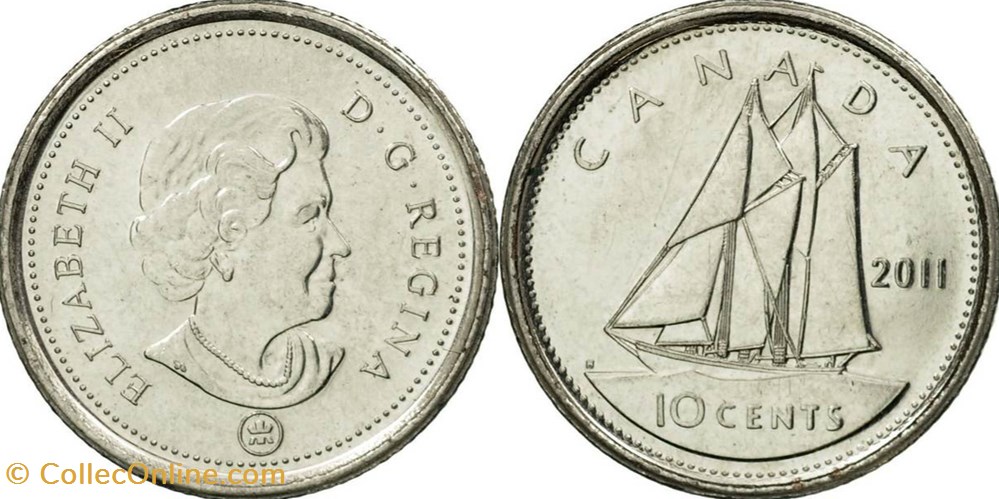 10 cents Elizabeth II 4e effigie - 2011 monnaies monde canada 10 cents elizabeth ii 4e effigie 2011