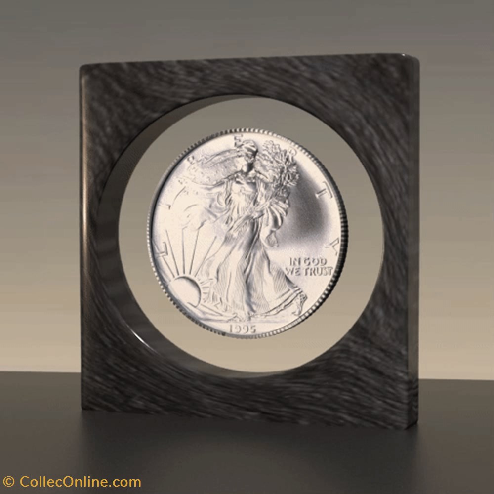 REAL BACKED SILVER COIN - Silver Eagle 1995 - NFT015 real backed silver coin silver eagle 1995 nft015