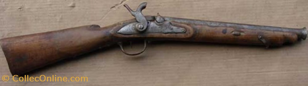 militaria armes feux anciennes fusils escopette a percussion
