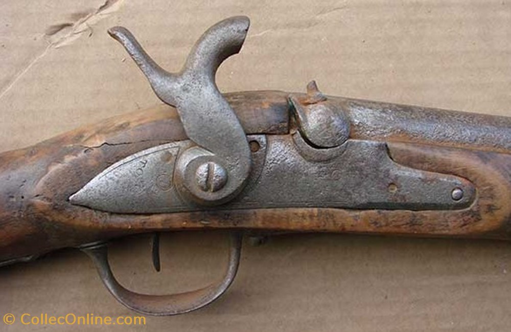 militaria armes feux anciennes fusils escopette a percussion