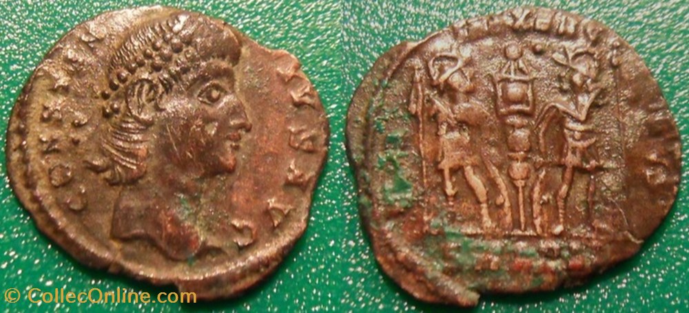 G- Le Bas Empire Constance II monnaie antique av jc ap romaine republicaine imperiale g le bas empire constance ii