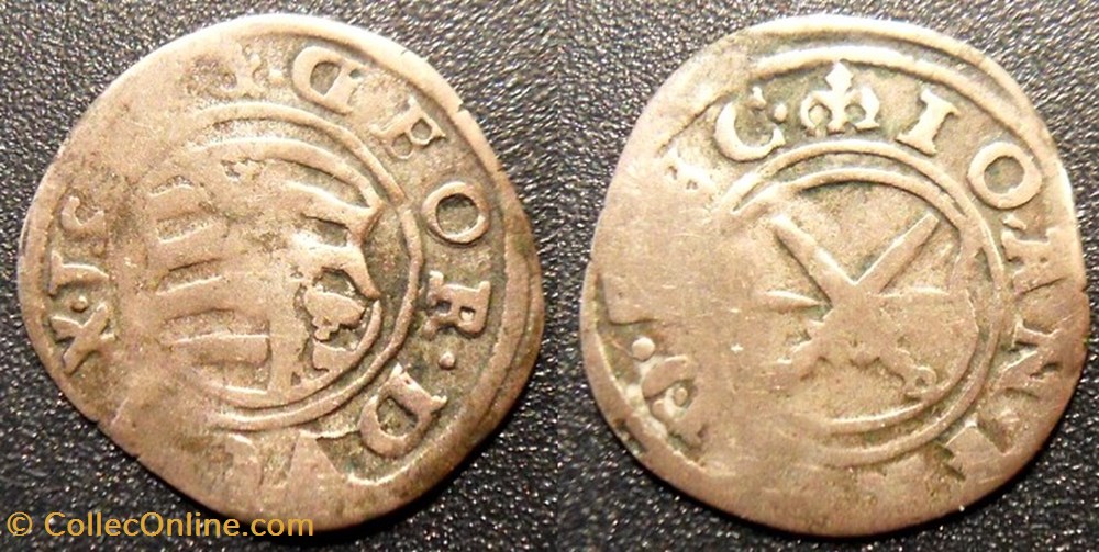 Germany Saxe 1 Dreier 1534 monnaies germany saxe 1 dreier 1534