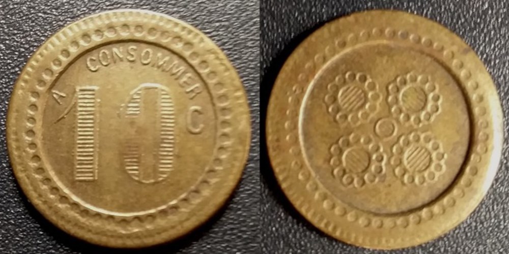 monnaies paranumismatique jetons poids f jeton a consommer 10 c a consommer