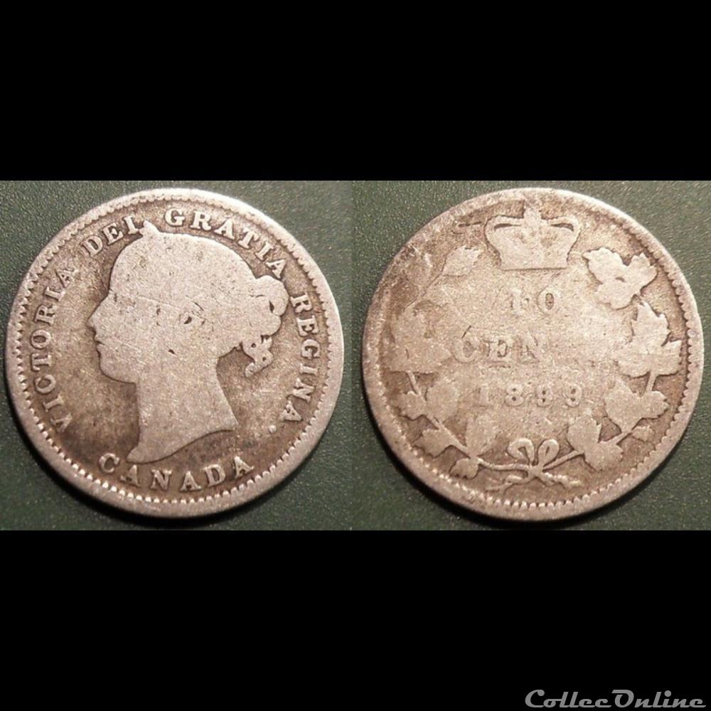 monnaie antique romaine canada 10 cents 1899