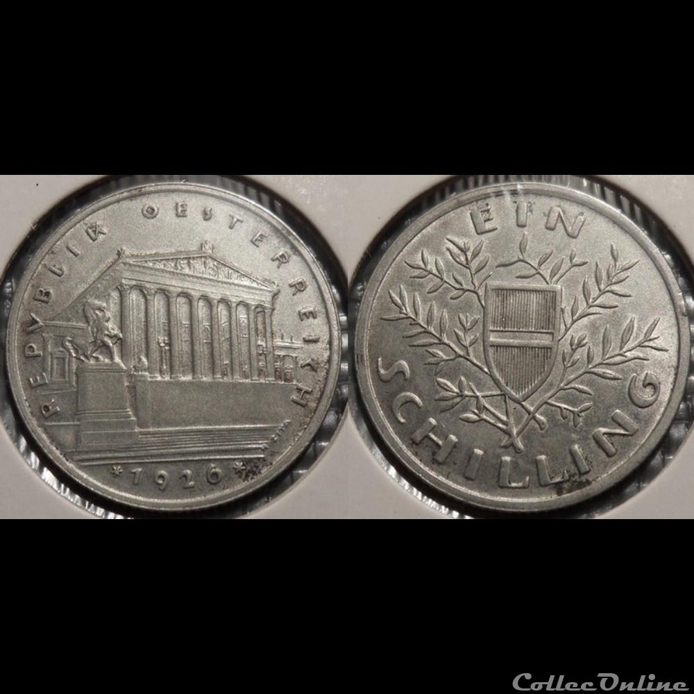 Autriche 1 Shilling 1926 monnaie france moderne autriche 1 shilling 1926