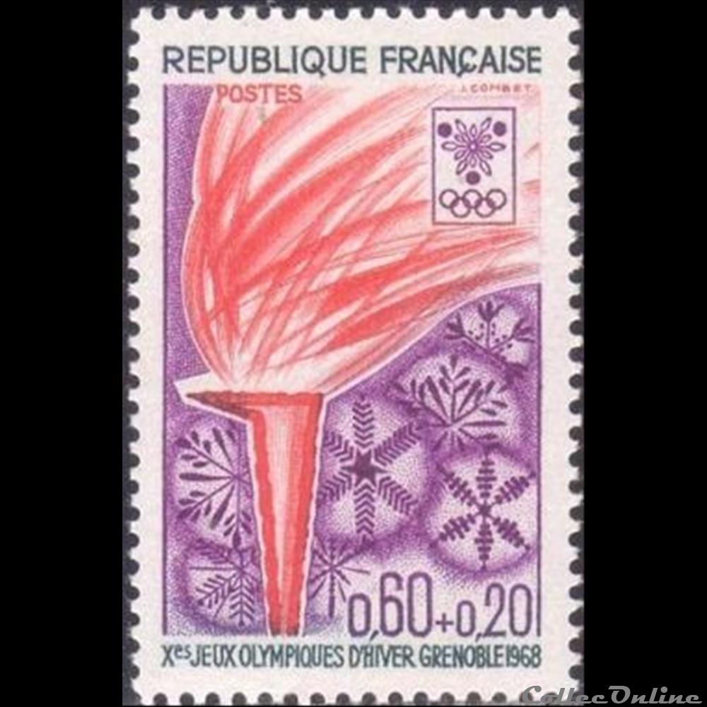 timbre france assignat 1968 jeux olympiques de grenoble