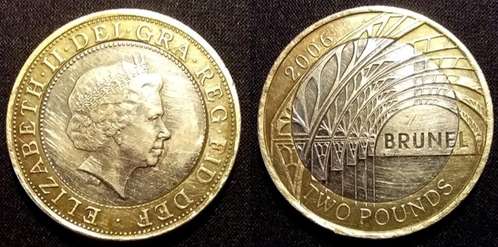 2 Pounds 2006 Elizabeth II Gare de Paddington monnaies monde royaume uni 2 pounds 2006 elizabeth ii gare de paddington