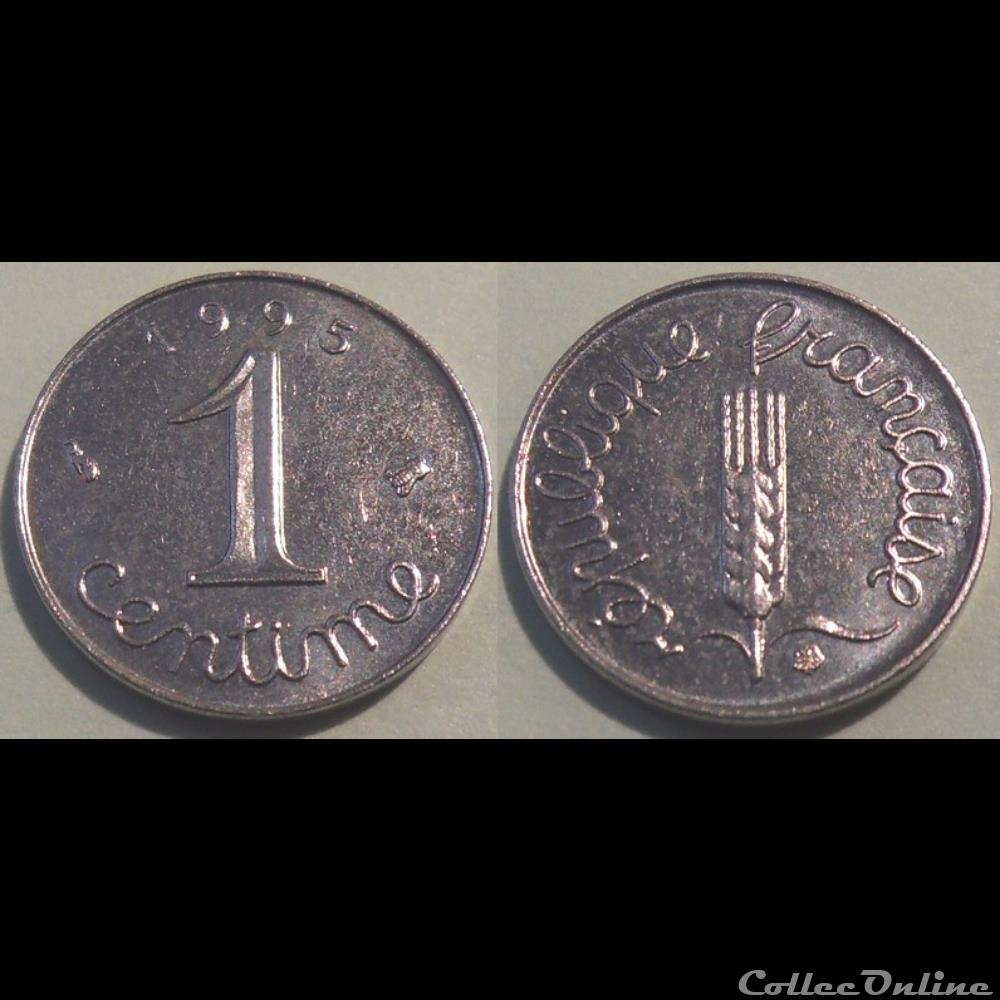 Ab 1centime épi 1995 monnaie france moderne ab 1centime epi 1995