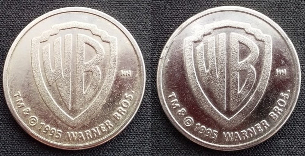 e- J etr USA Warner Bros 1995 monnaies paranumismatique jetons poids e j etr usa warner bros 1995