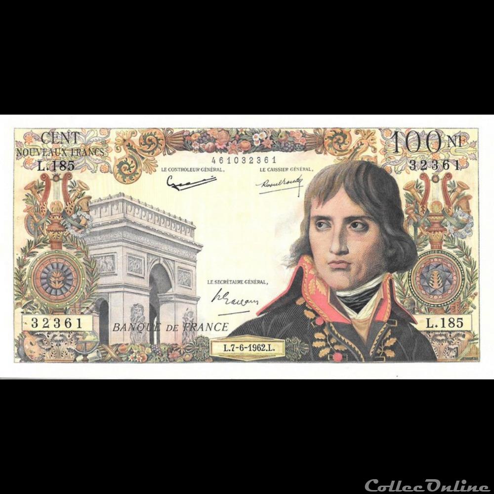 billet france banque de xxe 100 francs bonaparte