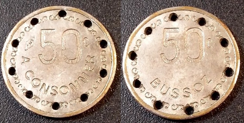 monnaies paranumismatique jetons poids fb bussoz jeton a consommer 50 c