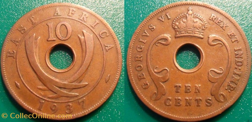 monnaie monde 10 cents 1937
