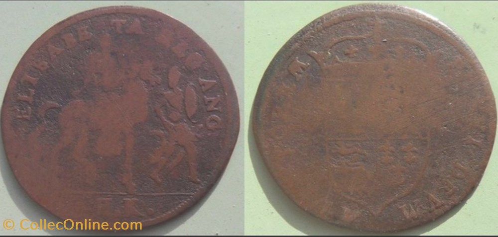 e- J etr Grande Bretagne Jeton Elisabeth I monnaie mereaux e j etr grande bretagne jeton elisabeth i