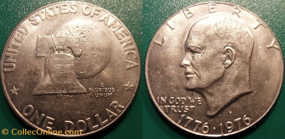 monnaie monde etat uni 1 dollar 1976 d