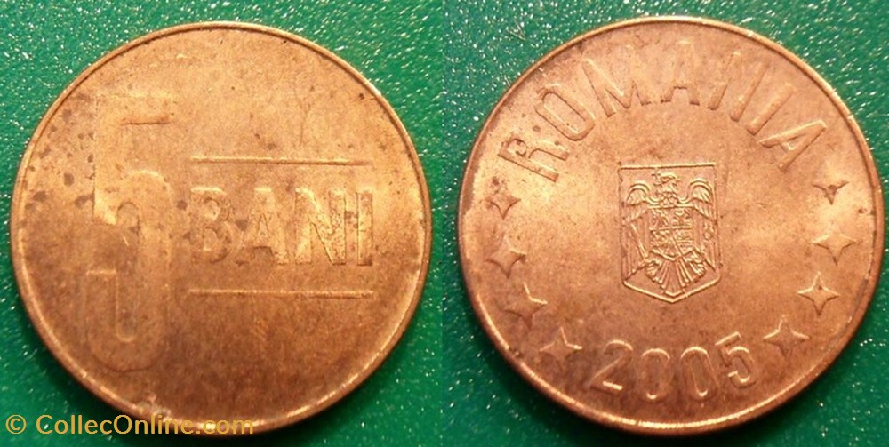 5 Bani 2005 monnaie monde roumanie 5 bani 2005