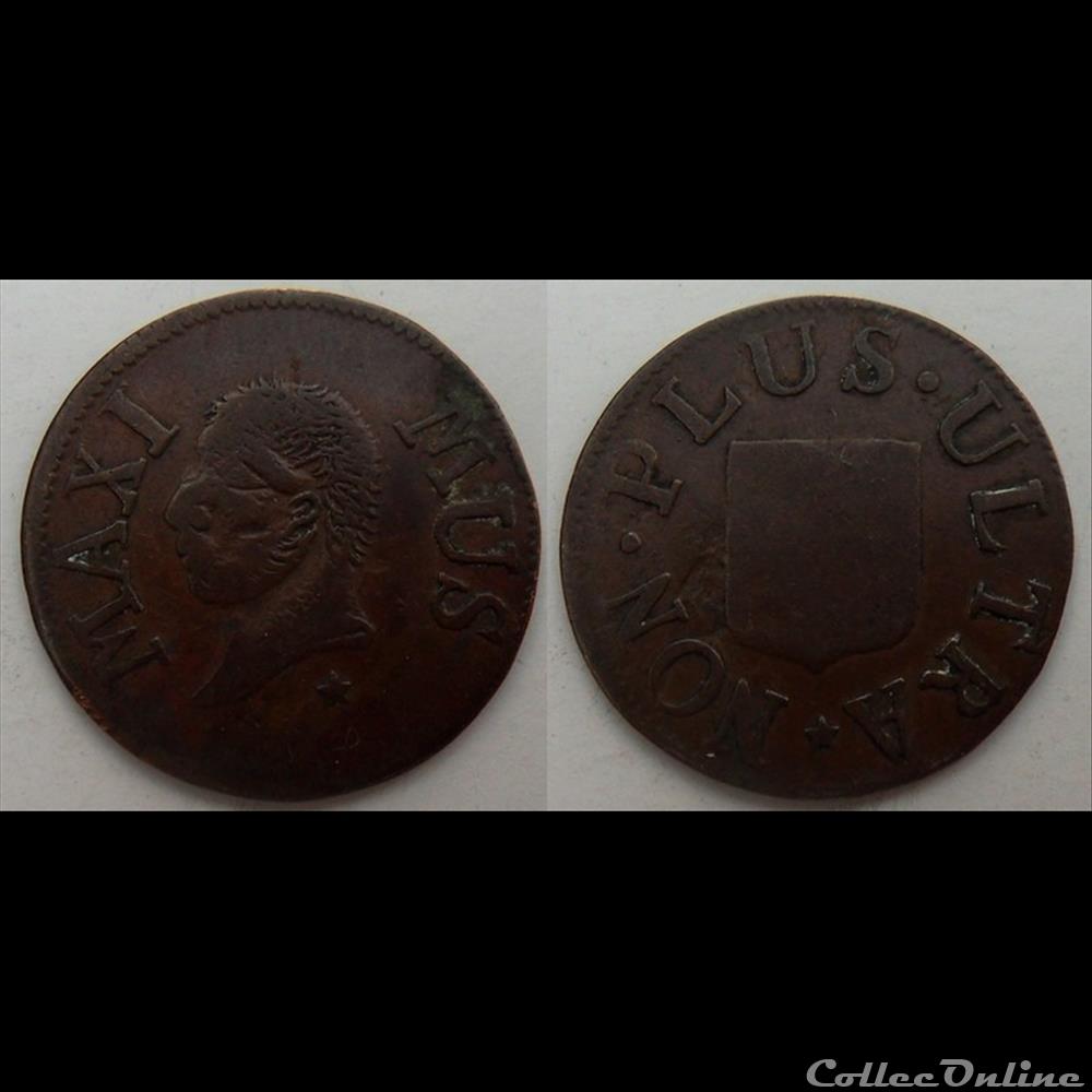 b- jeton Lille "pseudo-liard" monnaie mereaux b jeton lille pseudo liard