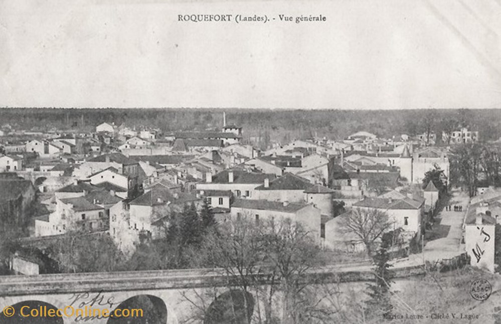 Carte Postale (40) Roquefort divers carte postale 40 roquefort