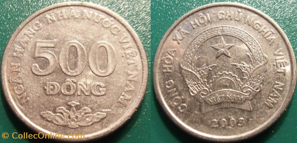 500 Dong 2003 monnaie monde viet nam 500 dong 2003