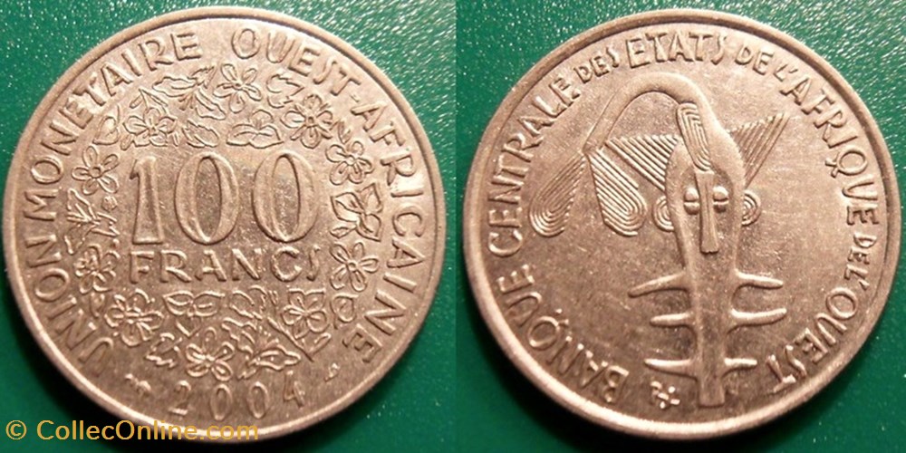 monnaie 100 francs 2004