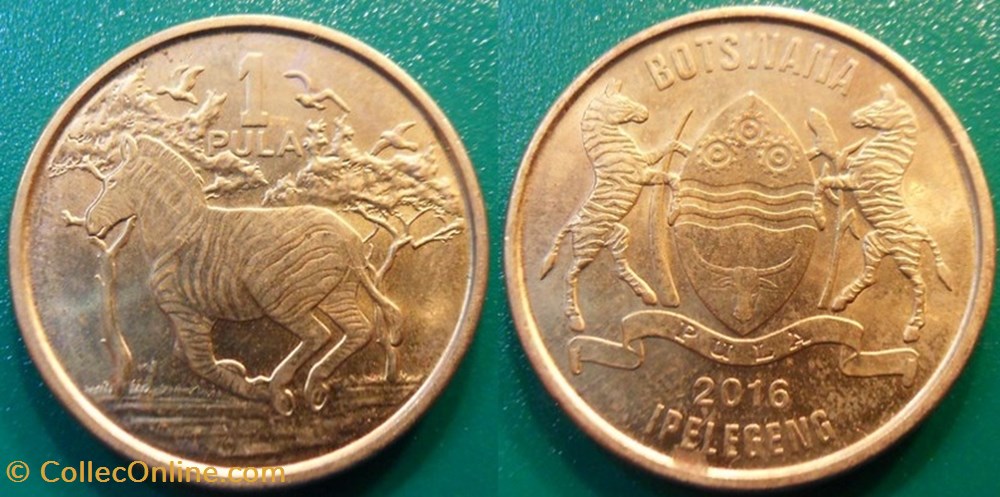 monnaie 1 pula 2016
