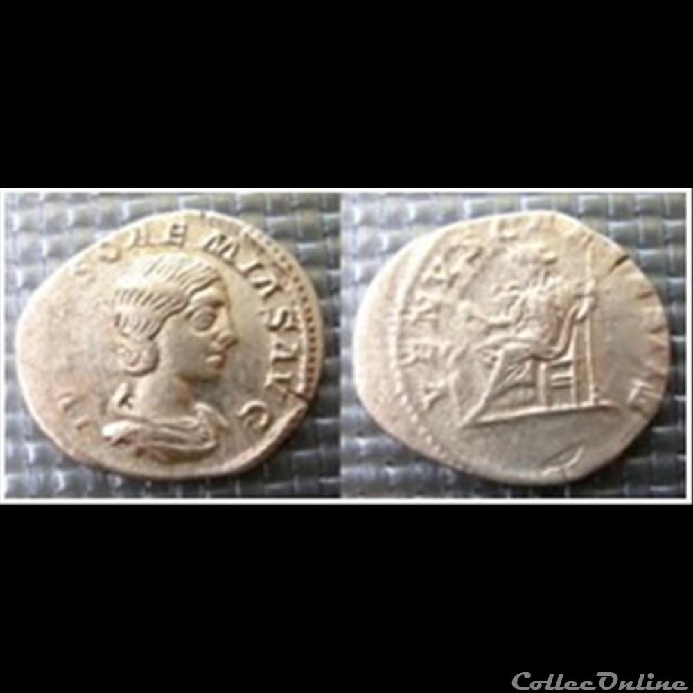 Db1 Sévères Julia Soemias monnaie antique romaine db1 severes julia soemias