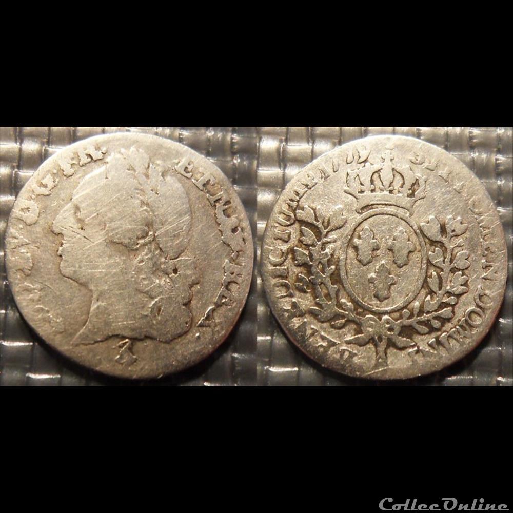 I10 Louis XV "frappe posthume" monnaie france royale i10 louis xv frappe posthume