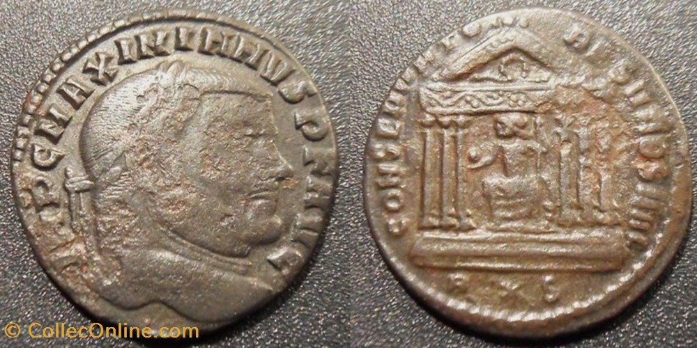 G- Le Bas Empire Maximien Hercule Follis monnaies antiques romaines imperiales et republicaines g le bas empire maximien hercule follis