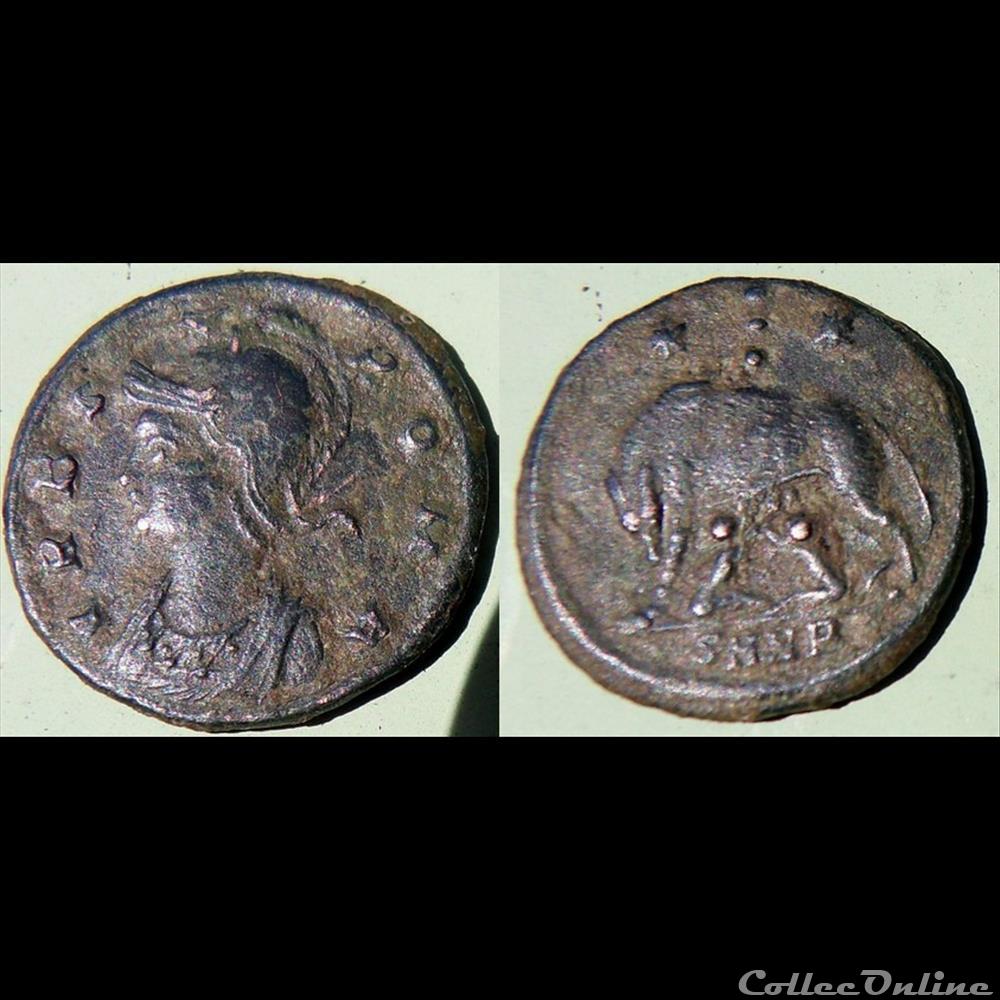 monnaie antique romaine l2 vrbs roma nicomedie
