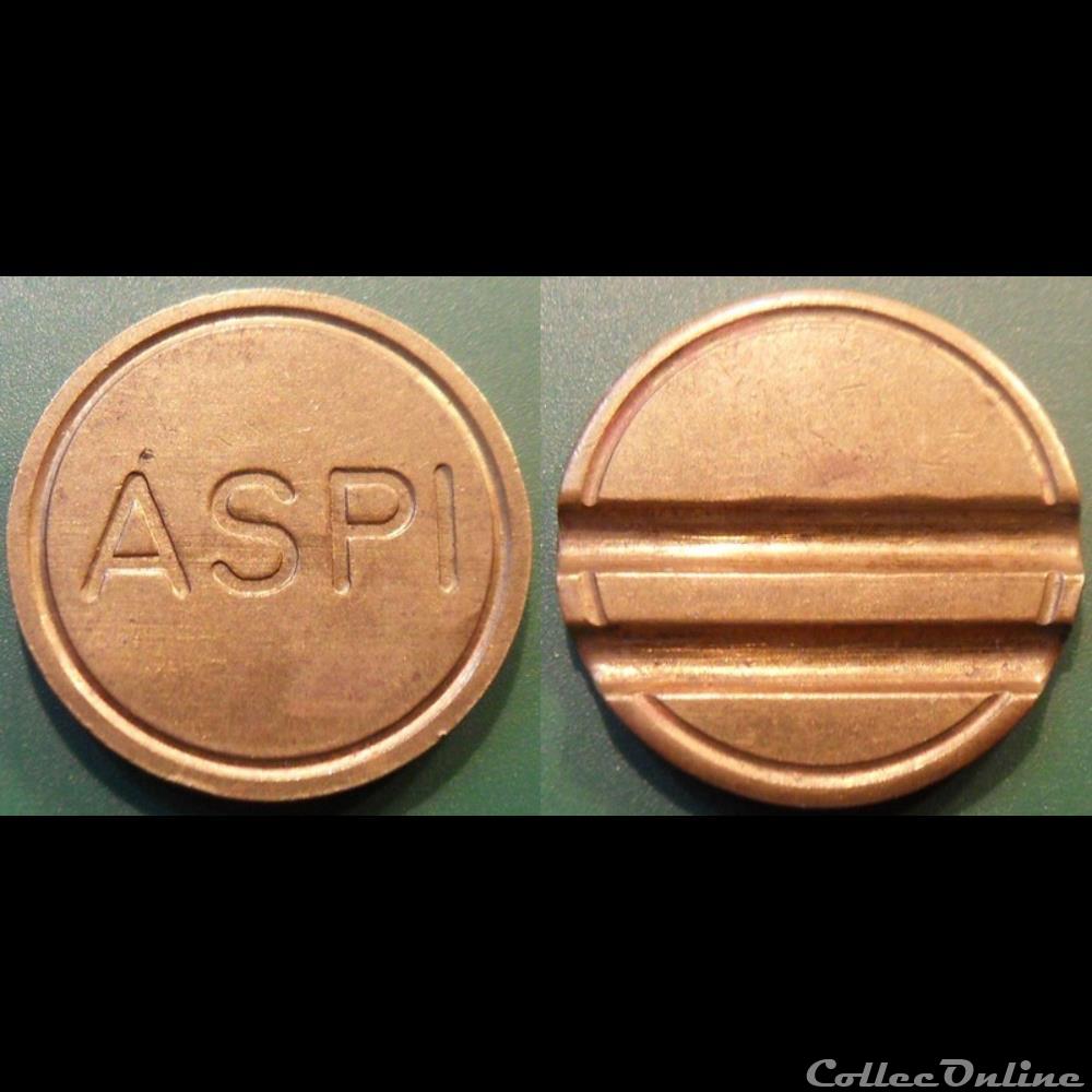 b- Jeton ASPI monnaie mereaux b jeton aspi