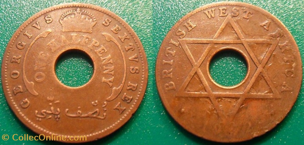 1/2 Penny 1952 monnaie monde 1 2 penny 1952