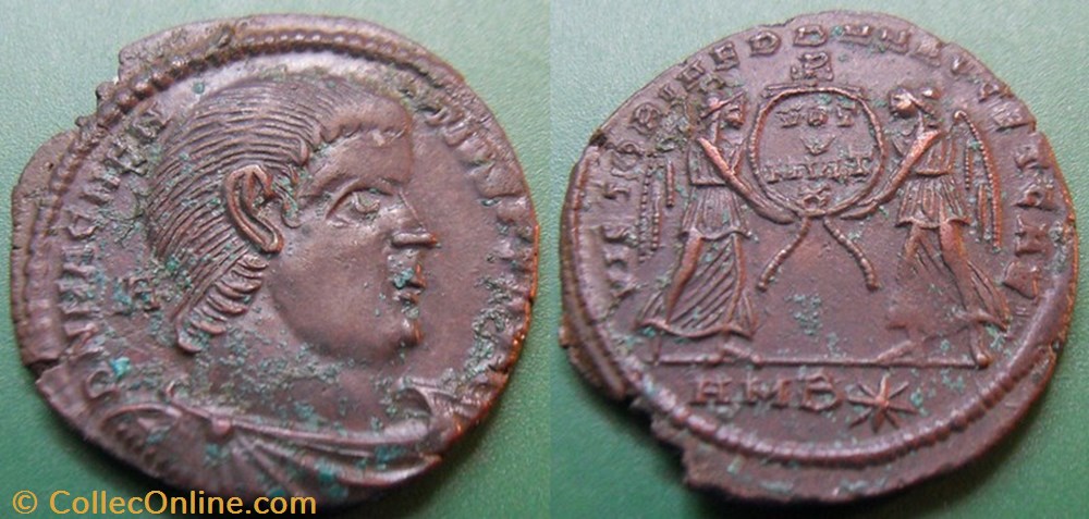 monnaie antique av jc ap romaine republicaine imperiale g le bas empire magnence maiorina