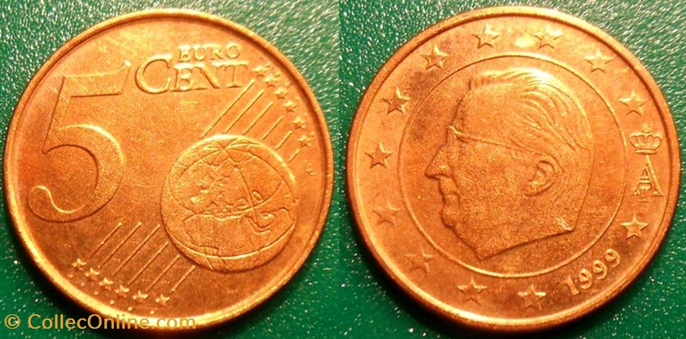 5 Cent Euro 1999 monnaies monde belgique 5 cent euro 1999
