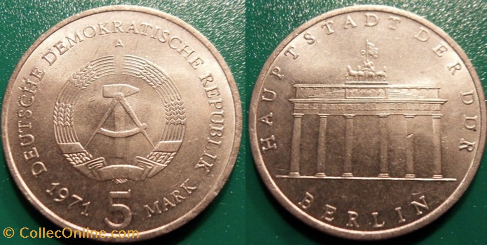 monnaie monde allemagne 5 mark 1971