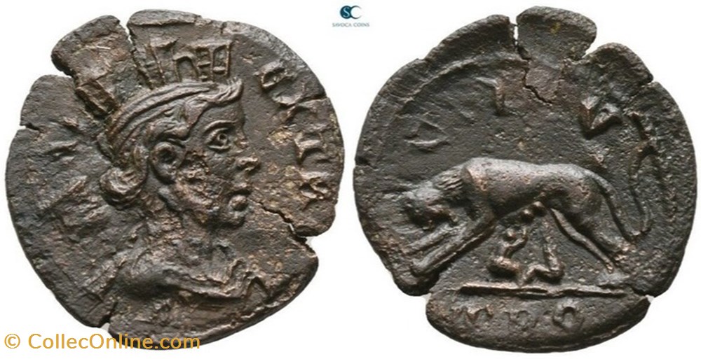 monnaies antiques romaines imperiales republicaines c1 anonyme sous valerien et gallien troas alexandrie