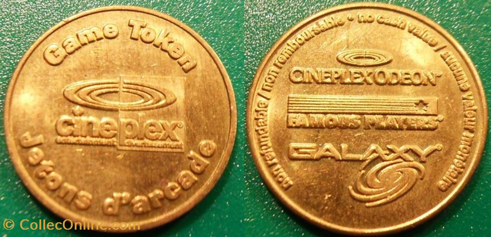 e- J etr Canada Game Token Jetons d'Arcade monnaies paranumismatique poids e j etr canada game token jetons arcade