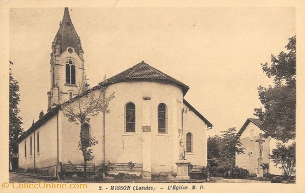 cartes postales europe france carte postale 40 misson
