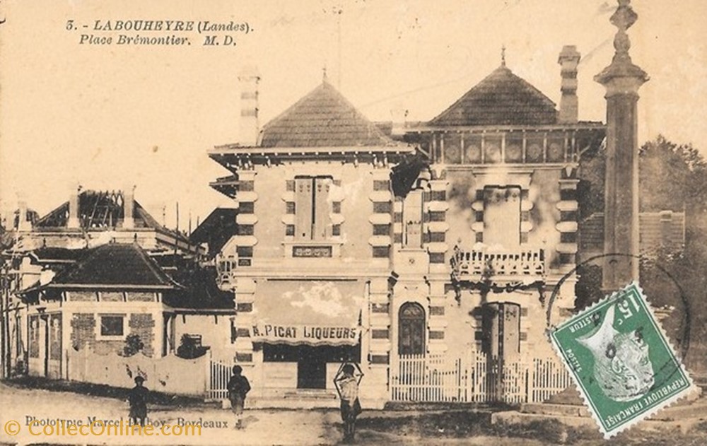 divers carte postale 40 labouheyre
