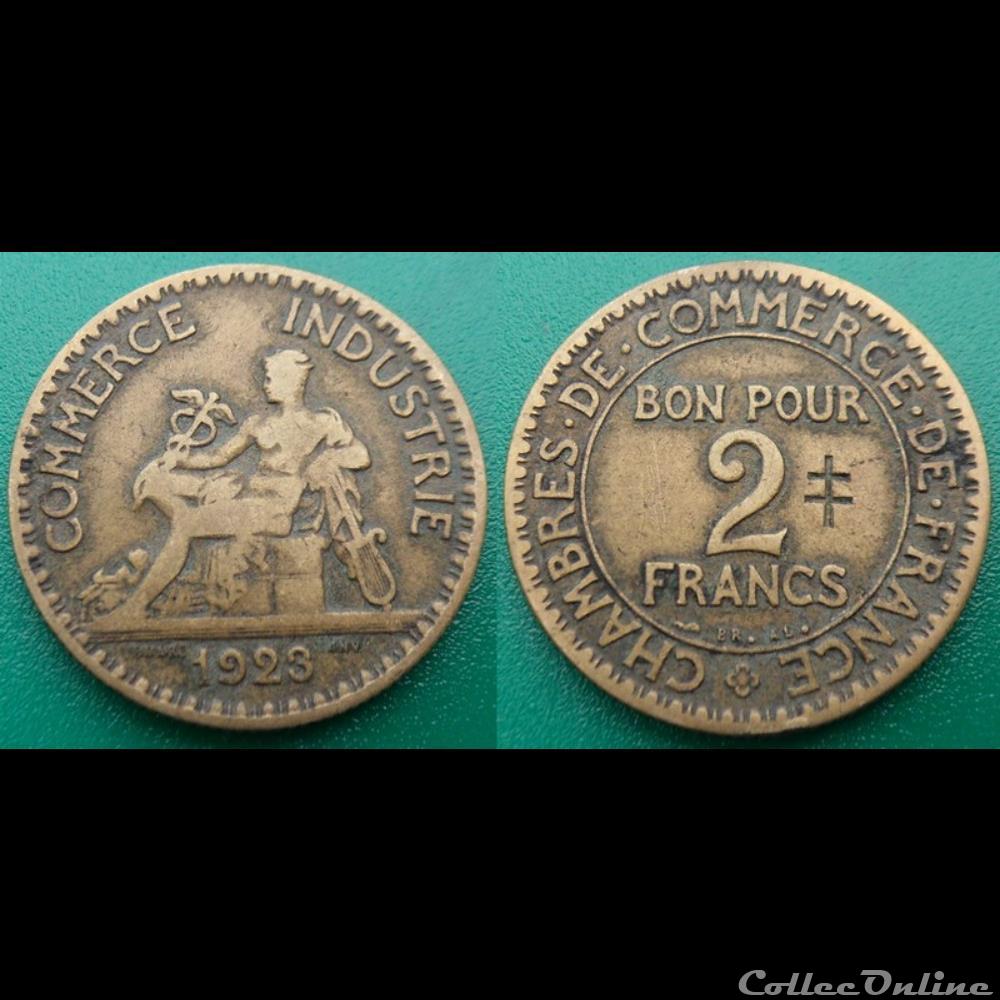 Monnaie Bon pour 2 Francs contremarque Croix de Lorraine autre monnaie bon pour 2 francs contremarque croix de lorraine