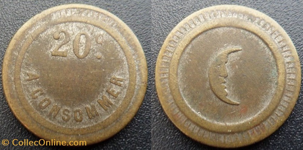 monnaies paranumismatique jetons poids f jeton a consommer 20 c a consommer
